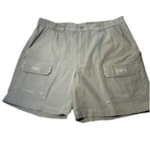 Savane Men's Cargo Shorts Size 36 Balsam Green Slight Fading at Pockets